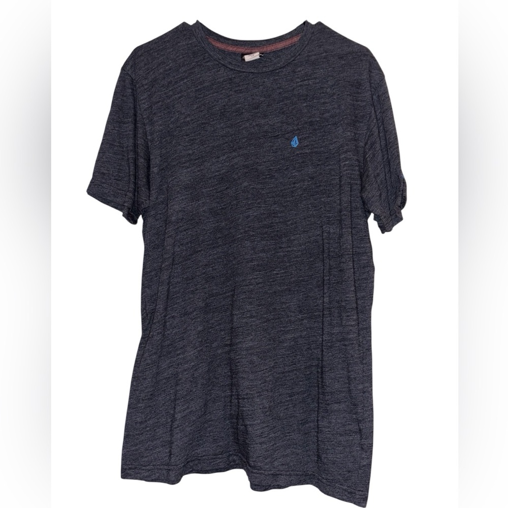 Volcom Gray Short Sleeve Tee Classic Crew Neck